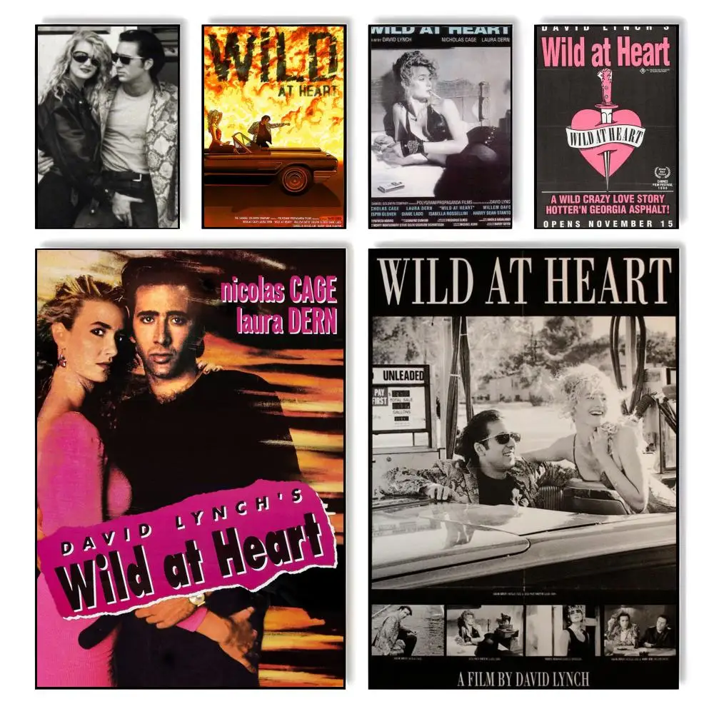 Wild W-Wild at HeartS Poster Self-Adhesive Stylish Art Print Poster Wall Home Decor