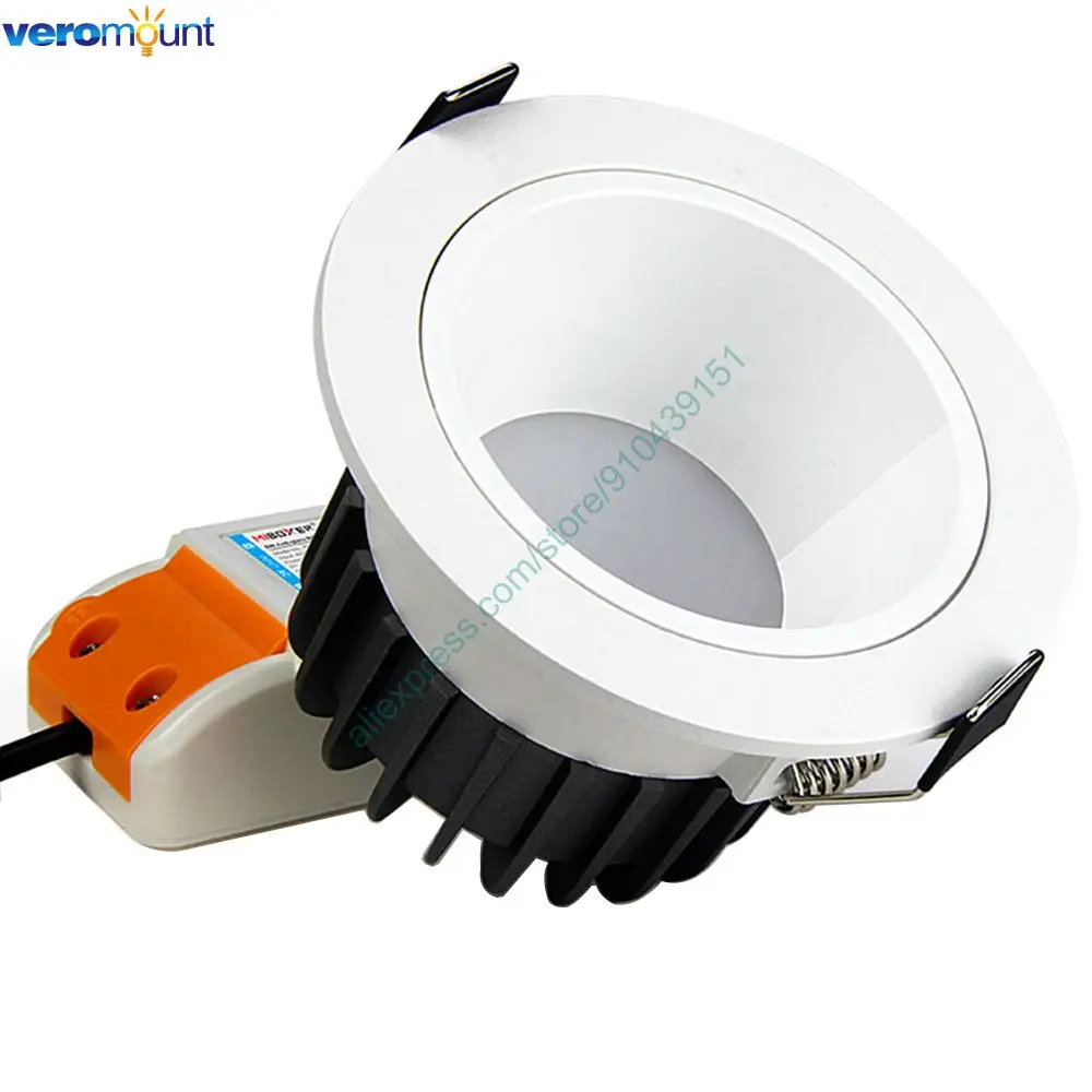 Imagem -04 - Miboxer Fut070 6w Anti-reflexo Rgb Mais Cct Led Downlight Teto Regulável 110v 220v Ângulo de 60 Graus 2.4g rf Controle Remoto de Voz Wifi