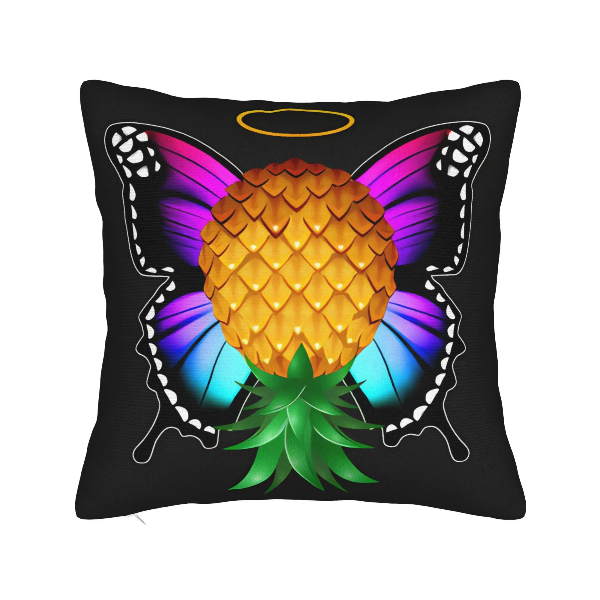 Pillow Cover Anatomy Of An Upside Down Pineapple  Cute Funny Pillow Case For Wedding Party Home Decor Pillowcases