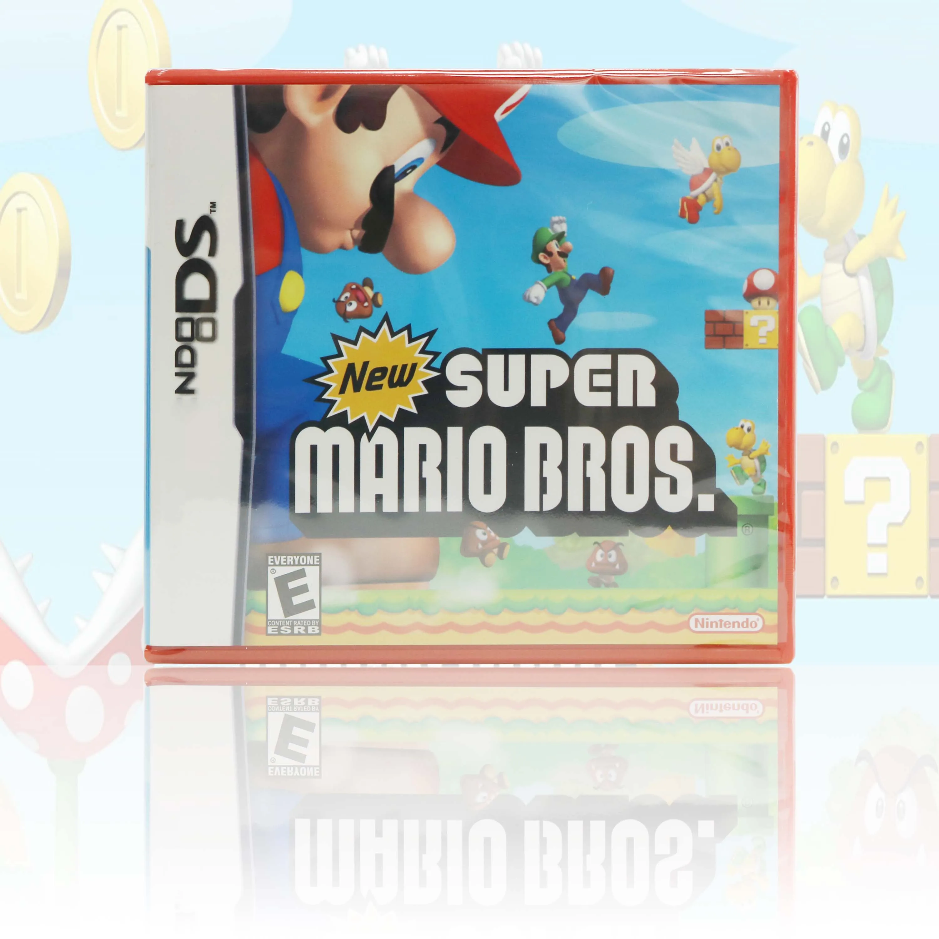 USA Version Super Mario 64 DS/Mario Bros/Kart/Party/Partners in Time Series  DS Game Card Black Case Sealed Package With Manual view 2