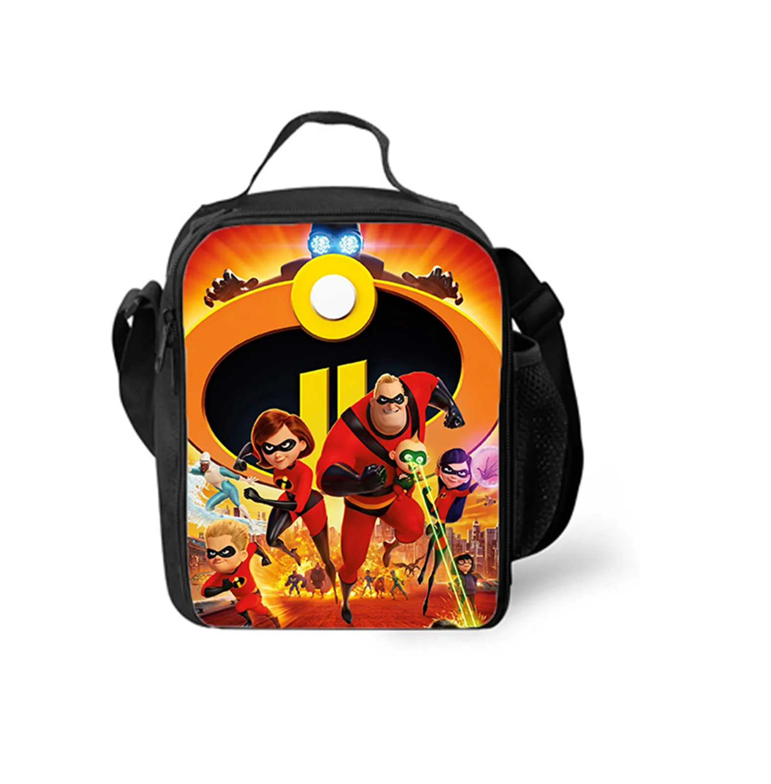 The Incredibles Cute School Lunch Box,Classic Reusable Picnic Bag Insulated Lunch Tote for Little Boy Girl