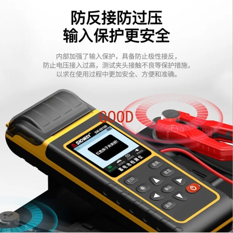 12V24V Automotive Battery Tester Digital Display Battery Life Analysis General Tester