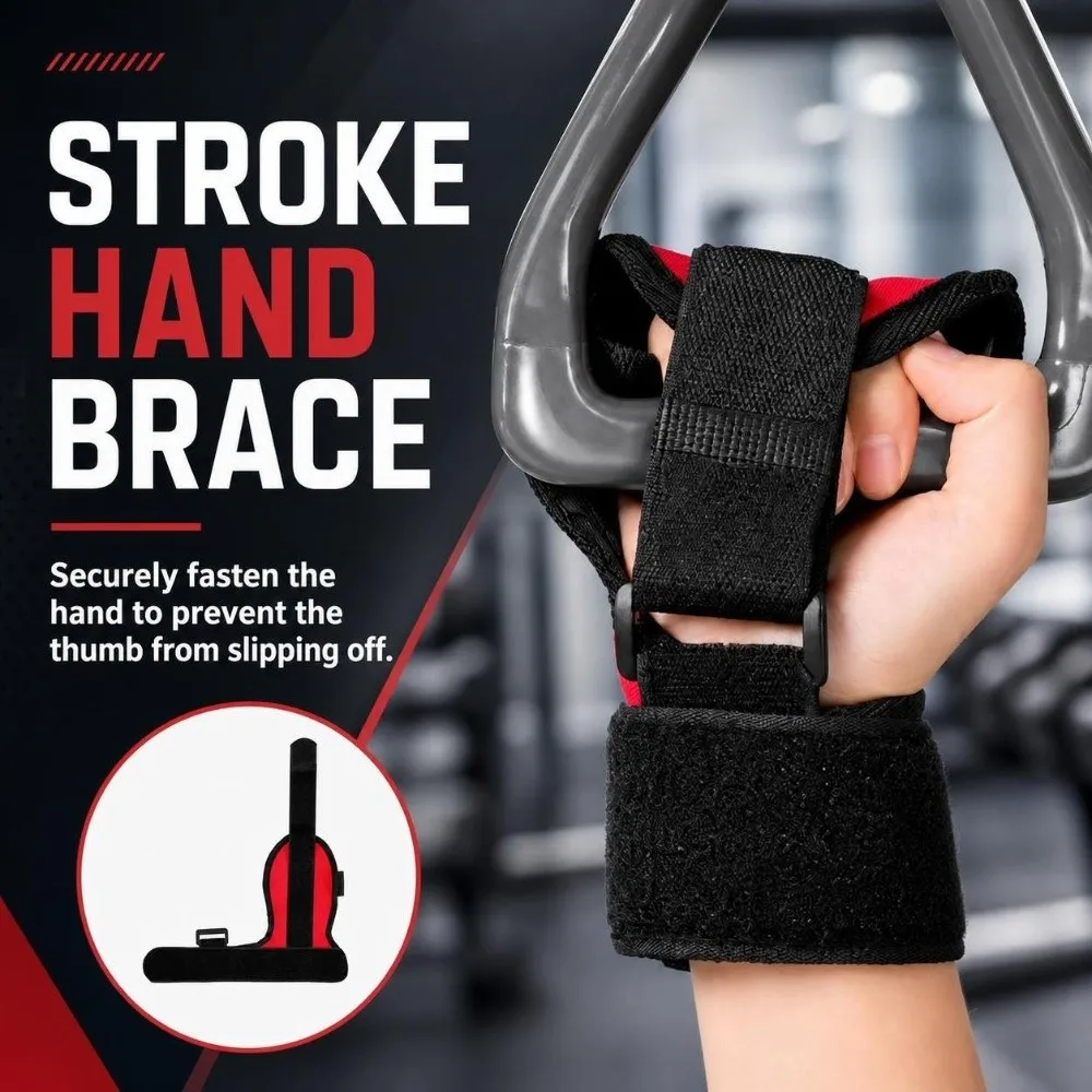 Adjustable Hand Support Glove Breathable Wear-resistant Finger Securing Glove Lightweight Flexible Hand Fixing Strap Daily Use