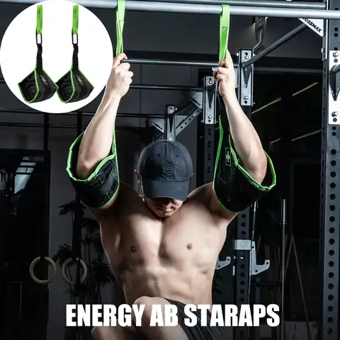 Hanging Training Strap Abdominal Muscle Suspension Strap Leg Raise Sling Hook Pull-Up Assist Strap Waist Trainer Ab Crunch