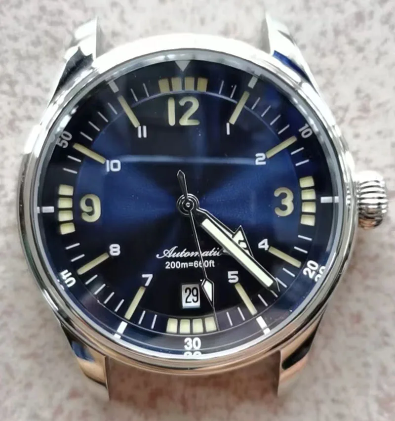 

Мужские автоматические часы SIDAXIN, 40 мм, механические наручные часы для дайвинга, водонепроницаемые до 20 бар, BGW-9, светящиеся, PT5000