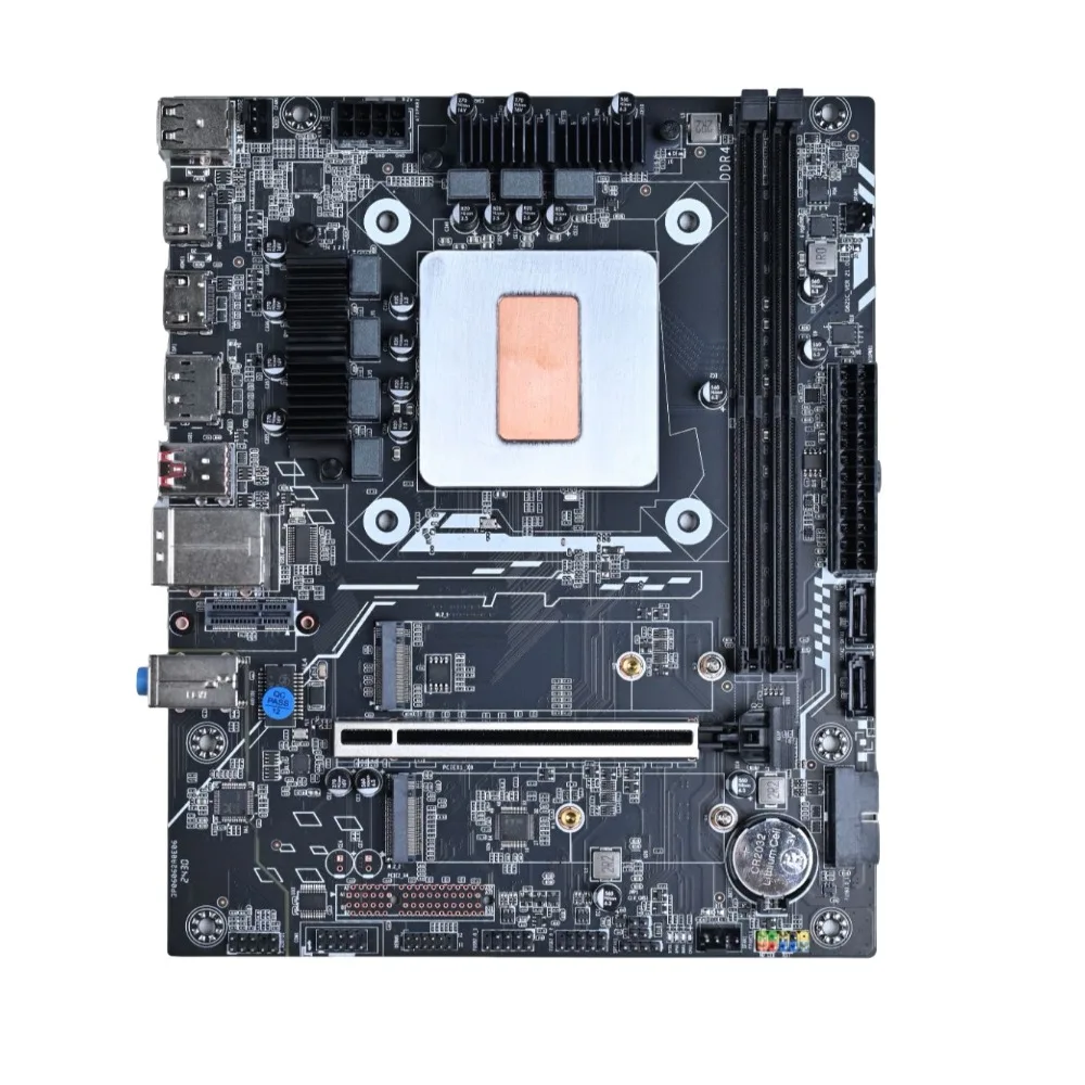 M-ATX Motherboard Combo 12Th Core Interposer QXZR ES 0000 8C12T Pcie2.0X8 Integrated CPU DDR4 RAM NVME M.2 Kit Placa Mãe