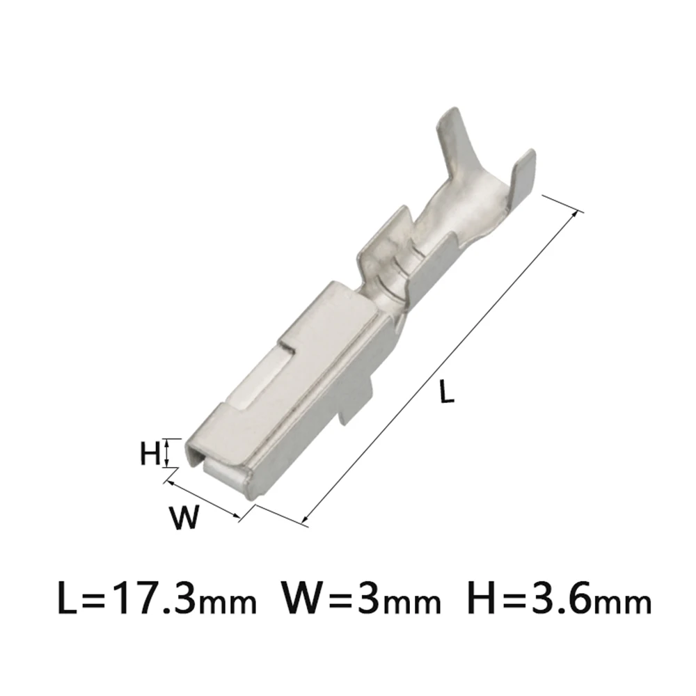 50 PCS 7282-8663 Single grain DJ621-2.2A auto Harness terminal Automotive connectors, brass female terminals 7114-4021