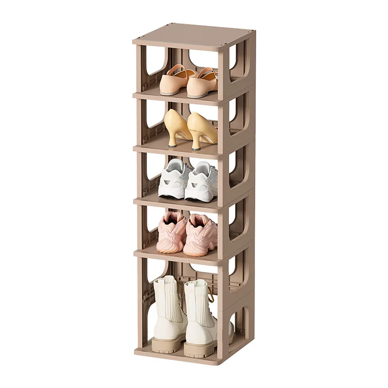 Multi-layer Dustproof Plastic Shoe Rack Organizer Household Assemble Shoe Rack for Hallway Dormitory Entrance Hall Furniture