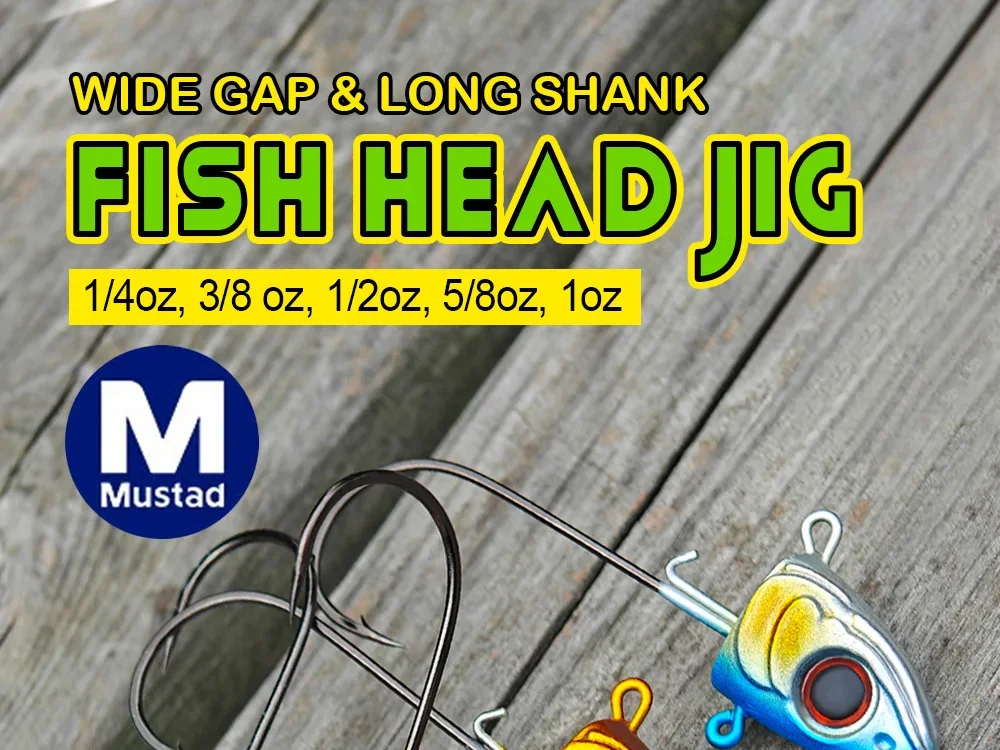 Spinpoler 7g/10g/14g/20g/30g Swimbait Jigkopf mit Weitem Gap und Langem Schaft, Widerhaken in Fischform, Jighaken für Süß- und Salzwasser-Angeln – Detail 1