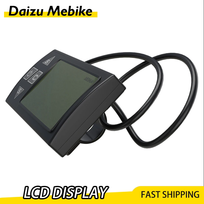 

E Bike Computer Electric Bicycle LCD Display for 24V 36V 48V Electric Bike Manual Control Panel High Quality Bicycle Speedometer