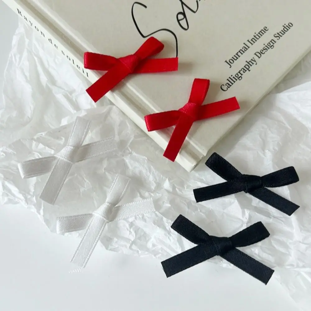 女の子用の小さなリボン付きヘアクリップ,ヘアアクセサリー,弓付き,かわいい,甘い,髪留め