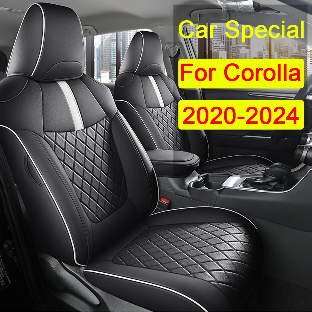 Car Special Car Seat Cover For Toyota Corolla 2020 2021 2022 2023 2024 Full Surround leather Seat Cover Seat protection cushion