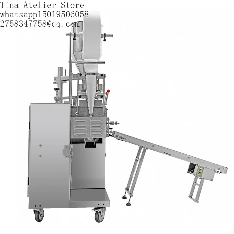 CBP-11 Automatic Double Inner Outer Bag Packing Machine Thread Tag Volumetric Fill for Green Black Herbal  Coffee Powder