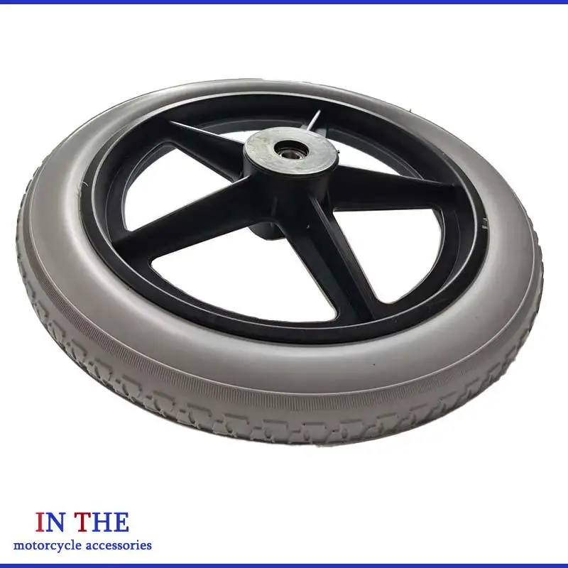 High quality 14x1.75 Solid Tire with Hub for 14 Inch Wheelchair Rear Medical Accessories