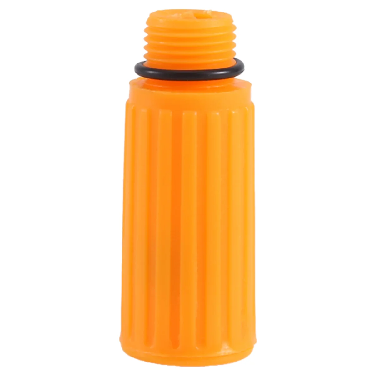 New 16mm Male Thread Dia Plastic Oil Plug for Air Compressor Orange