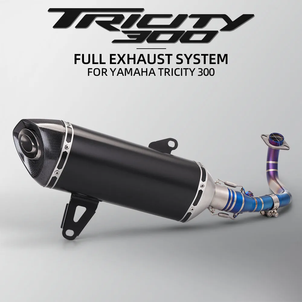 

High performance motorcycle exhaust system muffler slip sleeve motorcycle front pipe titanium alloy pipe for Yamaha Tricity300