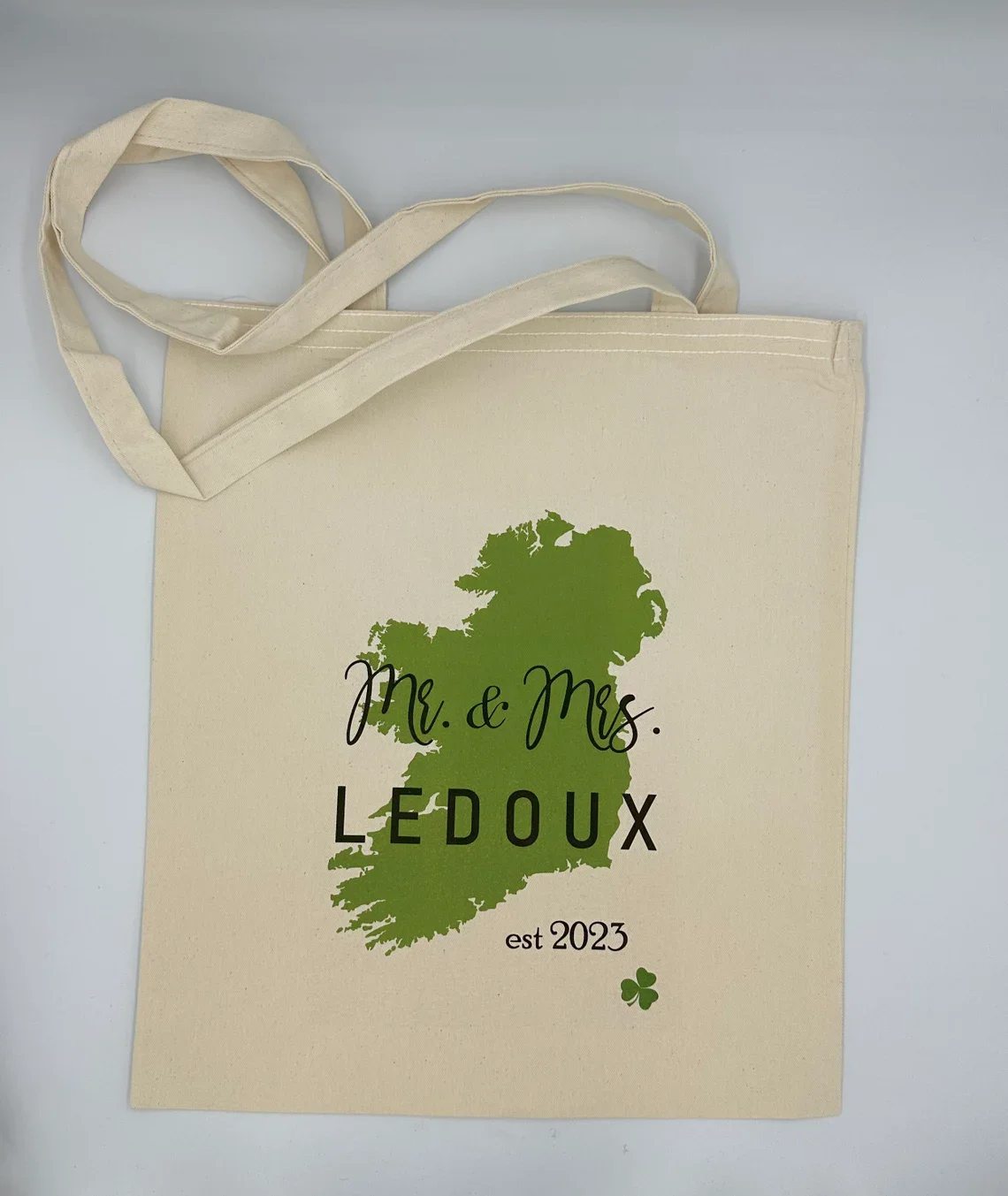 Ireland Destination State Wedding Map, Irish Welcome Tote Bag, Destination Wedding, Ireland Wedding Tote, Wedding Favor, Ireland