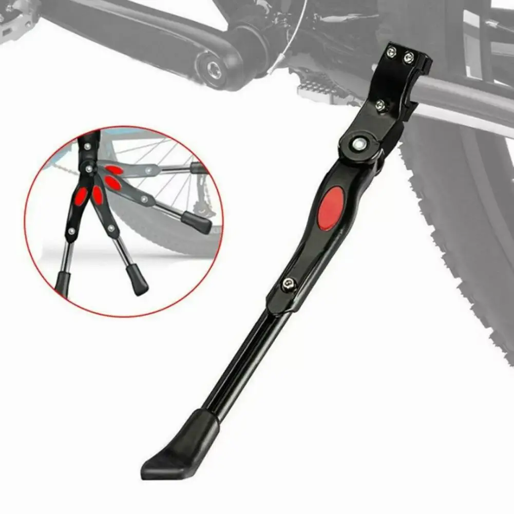 Bicicleta ajustável Kickstand, cremalheira do estacionamento, apoio lateral, Mountain bike, 22 ", 24", 26"