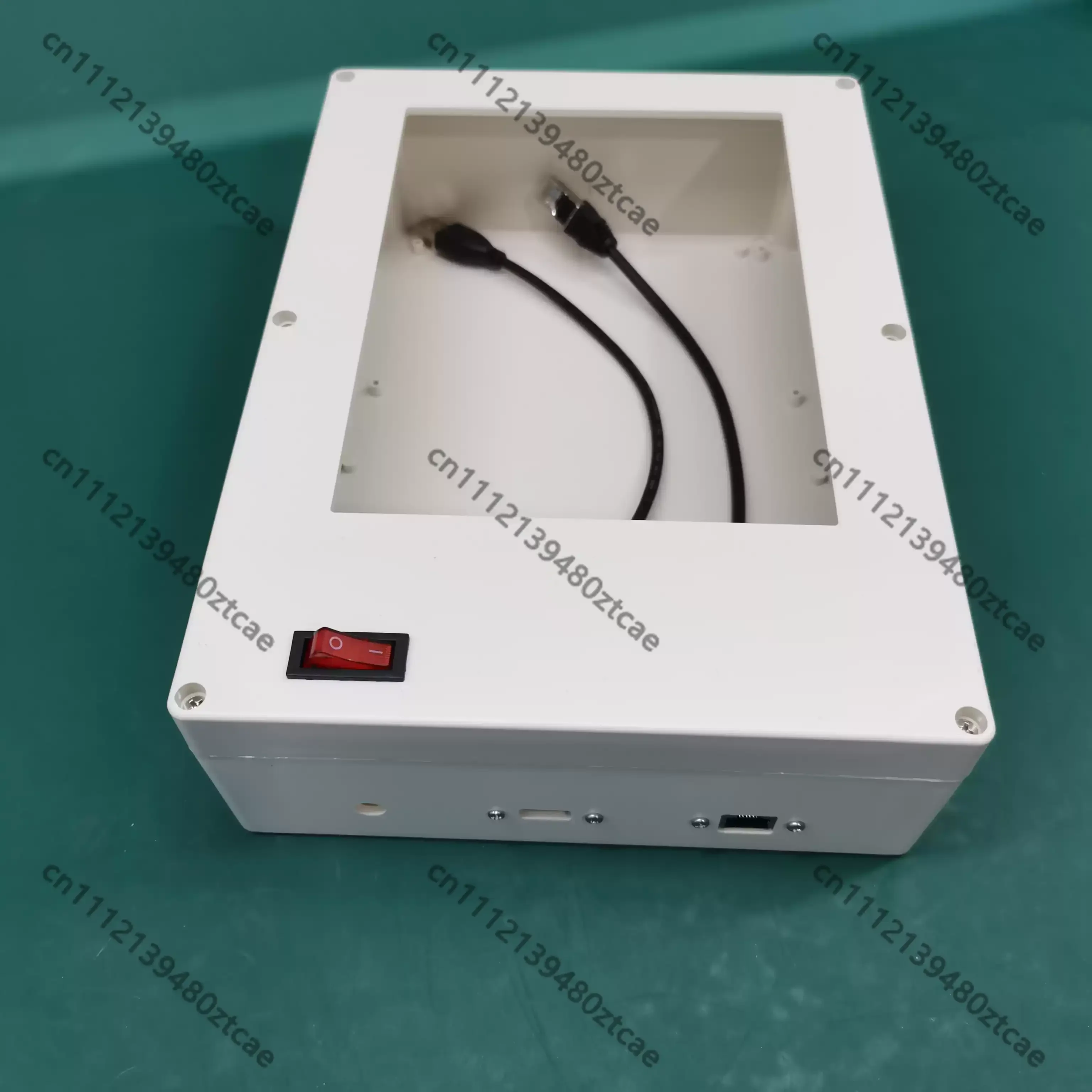 7 Inch HMI Touch Screen Mount Box Wall Mount Housing For PLC All-in-one Machine With External USB Ethernet Port & Switch