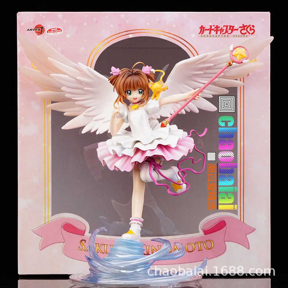 

Cardcaptor Sakura Kinomoto Sakura Аниме Фигурка 28 см модель Gk ARRTFX J Sakura Star Модель орнамент