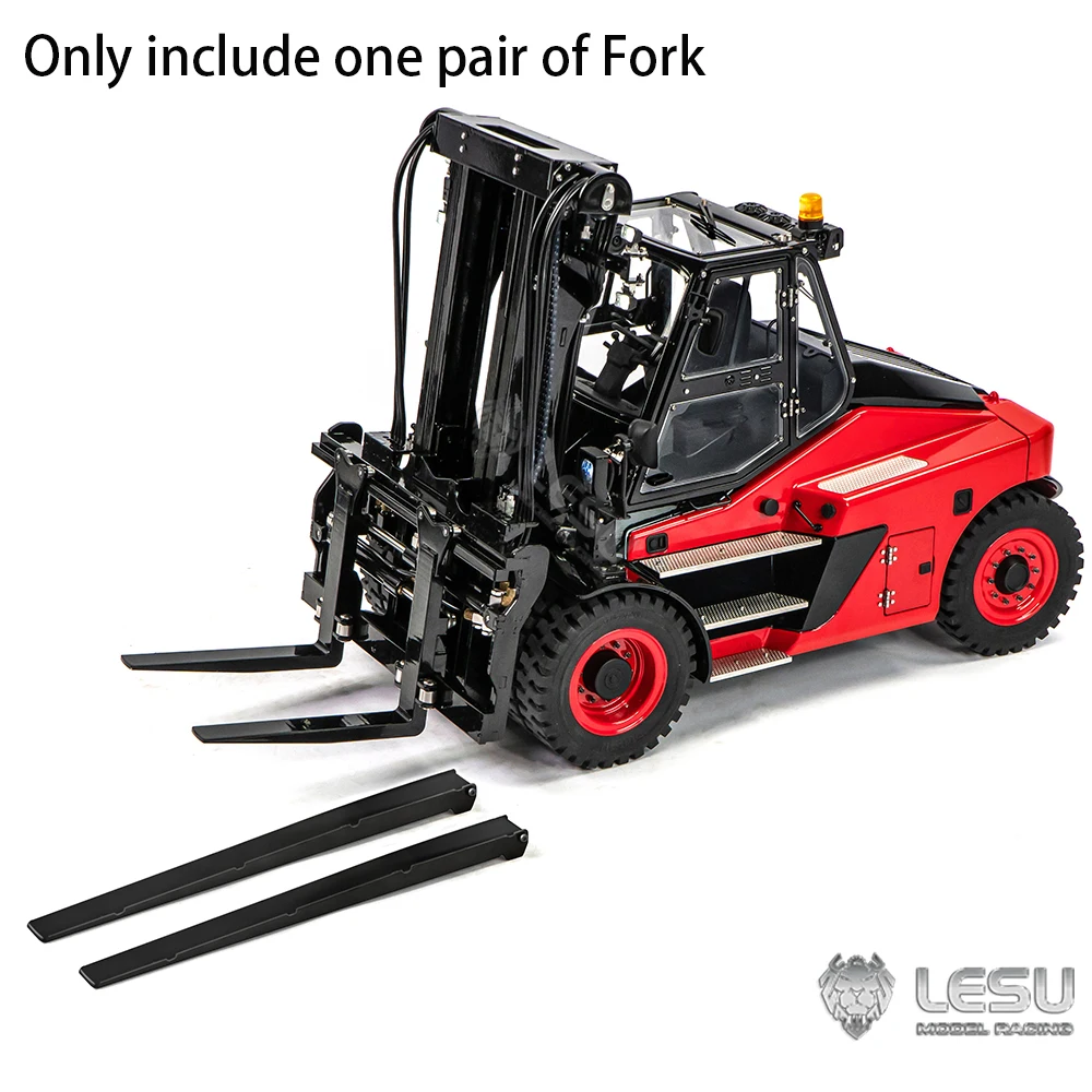 LESU Spare Part Metal Extended Fork for 1/14 RC Hydraulic Heavy Forklift Aoue-LD160S Controlled Truck Upgrade Accessories Model