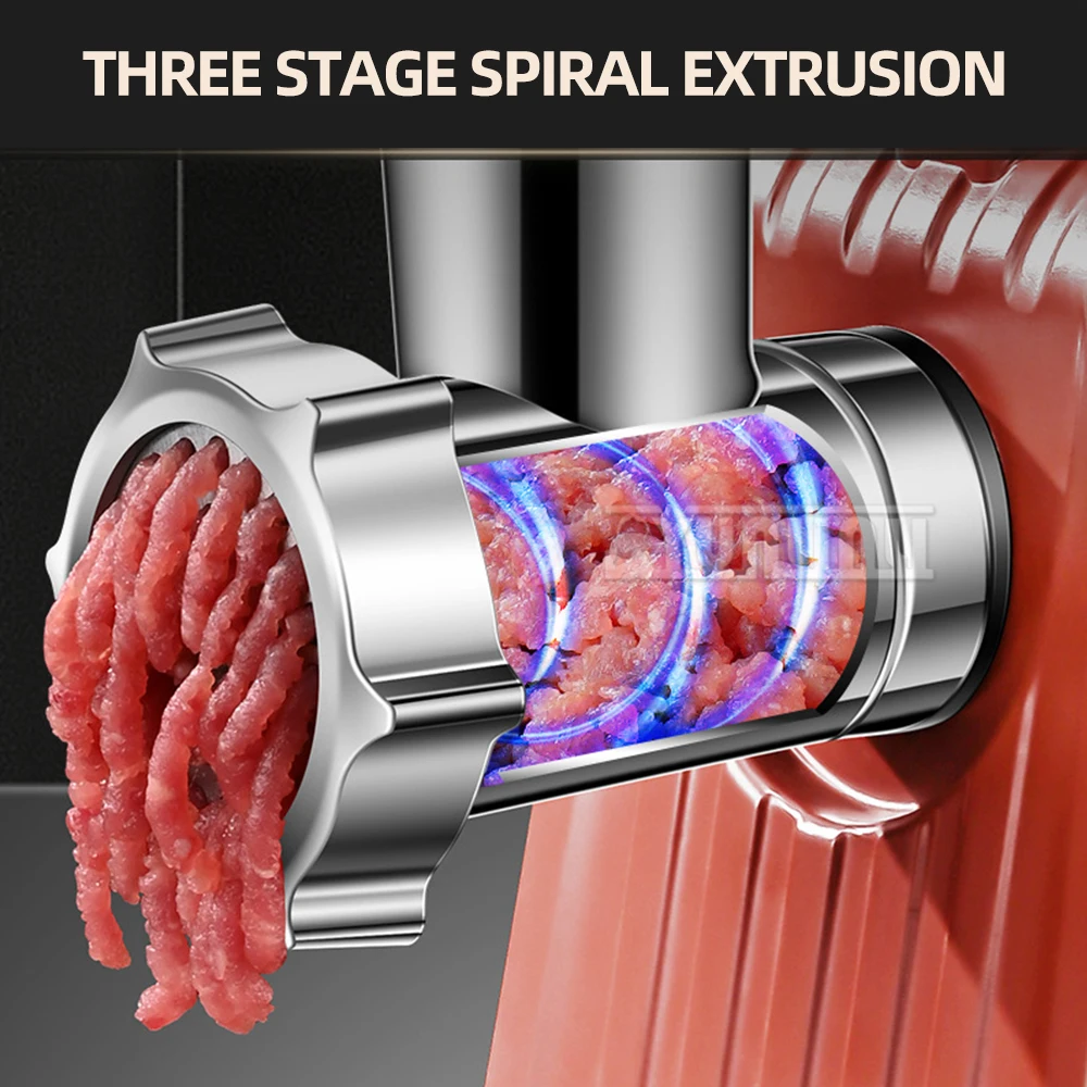 Multifunctional Meat Grinder Commercial Automatic Meat Blender Grinder Household Sausage Stuffer