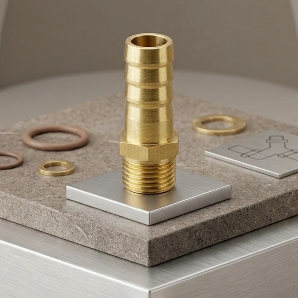 Brass Hose Connectors with Enhanced Friction Barb Perimeter for Slip-Free Performance Under Dynamic Conditions