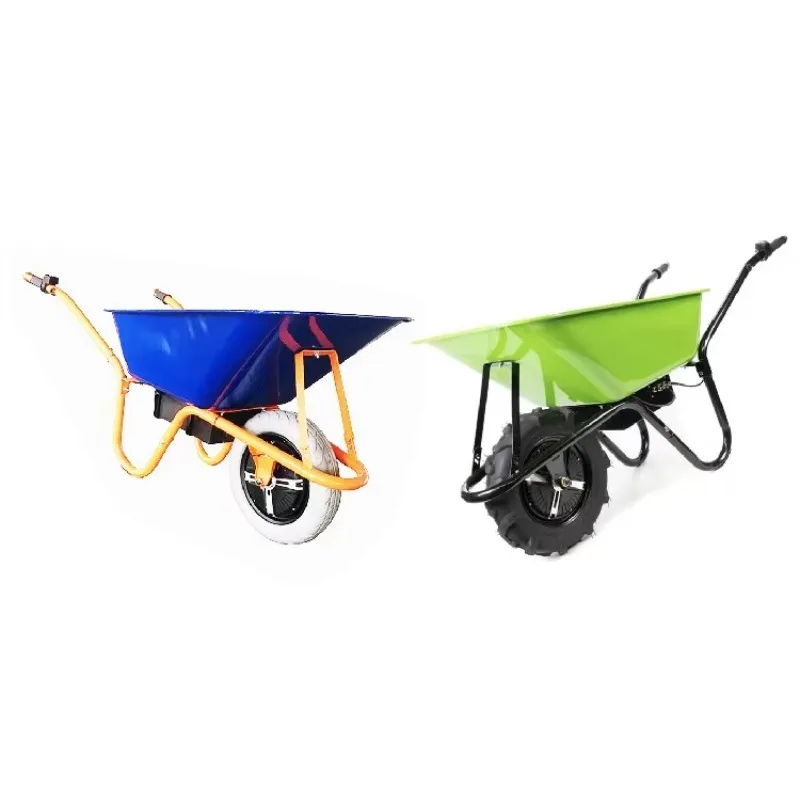 【Best-selling】150kg Load Electric Single Wheel Hand Trolley Cart Electric Battery Electric Wheelbarrow - Image 2