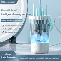 Electric Makeup Brush Cleaner Automatic Spinner Makeup Brush Holder Stand Women Lazy Cleaning Brush Washer Quick Dry Care
