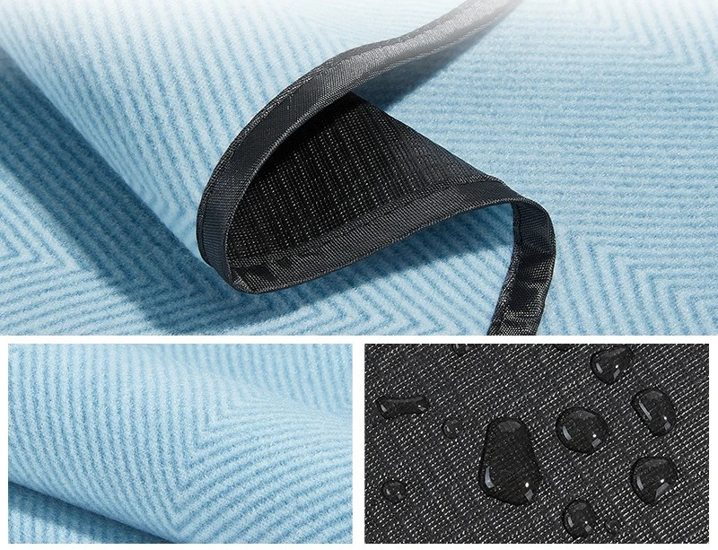 Outdoor Picnic Mat Single Side Velvet Moisture Proof Mat Waterproof Picnic Blanket Camping Mat for Outdoor Travel