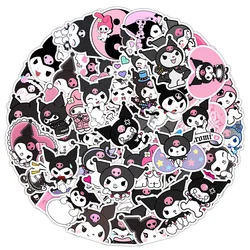 10/30/50PCS Kawaii Anime Kuromi Stickers Skateboard Guitar Suitcase Freezer Motorcycle Graffiti Decal Waterproof Sanrio Sticker