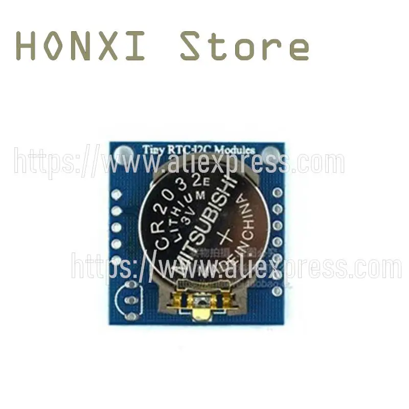 2PCS Tiny DS1307 clock RTC I2C module 24c32 memory clock module