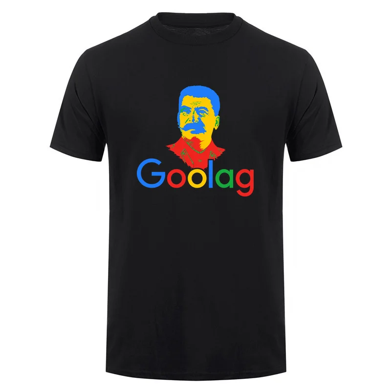 Funny Goolag USSR Stalin Artsy T Shirt Colorful Portrait Political Satire Graphic T-Shirts Retro Streetwear DA-807