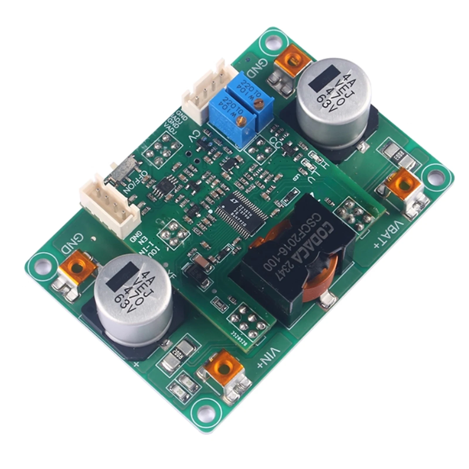 High-Power DC Automatic Boost/Buck Module, Constant Voltage and Current 24V to 12V/5V Drone Charging Power Supply Module