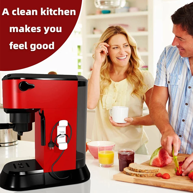 Cord Organizer Wrapper Clips Holder Wire Hider Cable Winder Management Wrap Storage For Kitchen Appliances TV Data Cable Charger