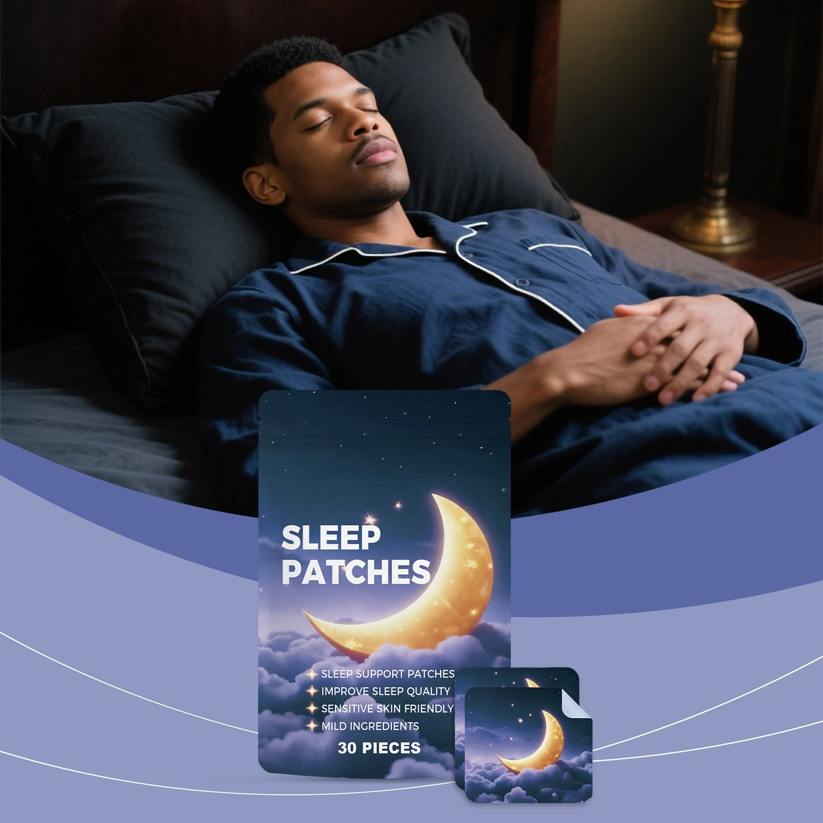 

Sleep Care Patch - Gentle, Skin-Friendly, Comfortable Home Use for Nighttime Body Care