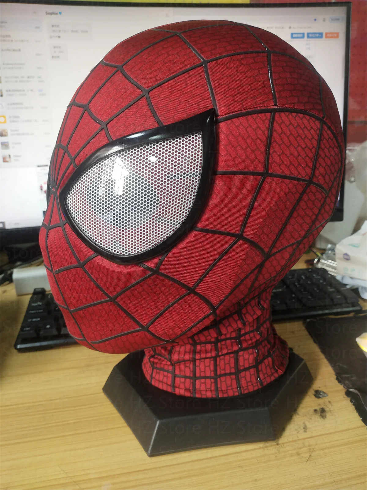 【アメイジングスパイダーマン2】アンドリュー・ガーフィールド 2D マスク 新バージョン アメイジングスパイダーマン2 マスク スパイダーマン
