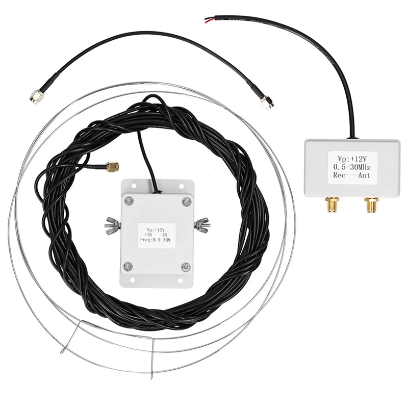 

New MLA-30+ (Plus) Loop Antenna Active Receive Antennas Low Noise Medium Short Waves Antenna With 0.1-30 Mhz Frequency