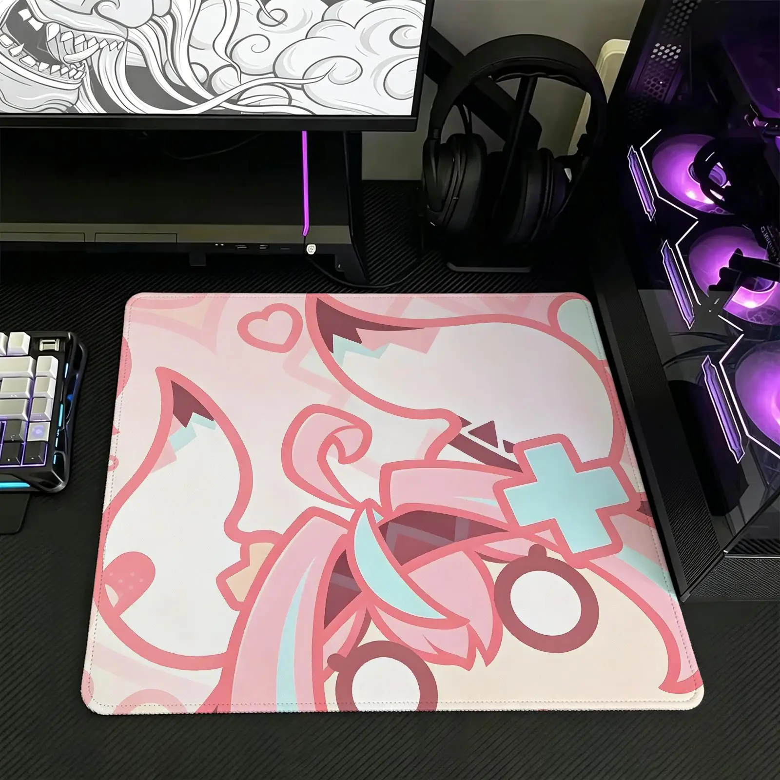 Genshin Impact Varesa Mouse Pad Regular gaming mouse pad  Office mouse pad Laptop desk mat Stitched edge S/M/L size mouse pad