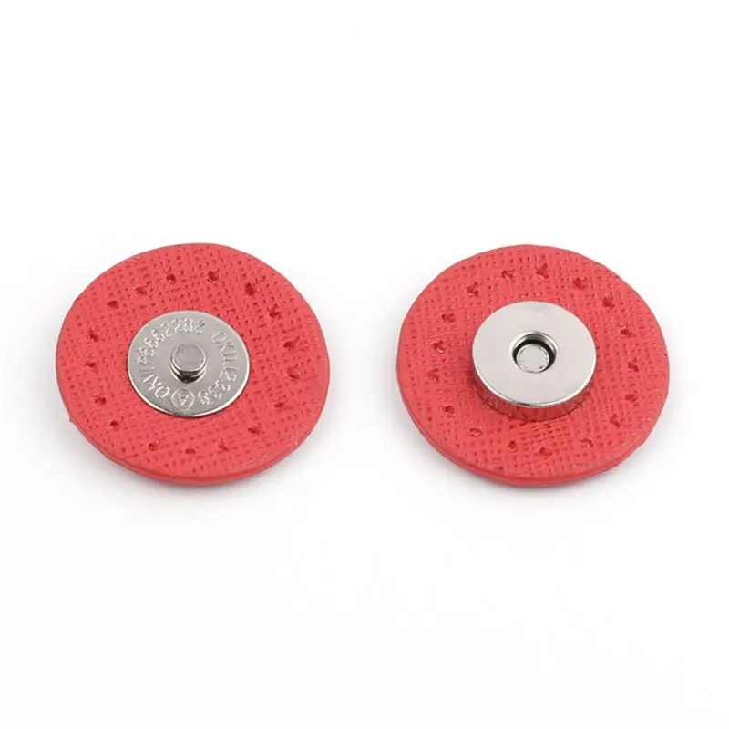 E74B Circle Sew-on Magnetic Button Bag Clasp Snaps Metal Fastener Sewing Craft DIY