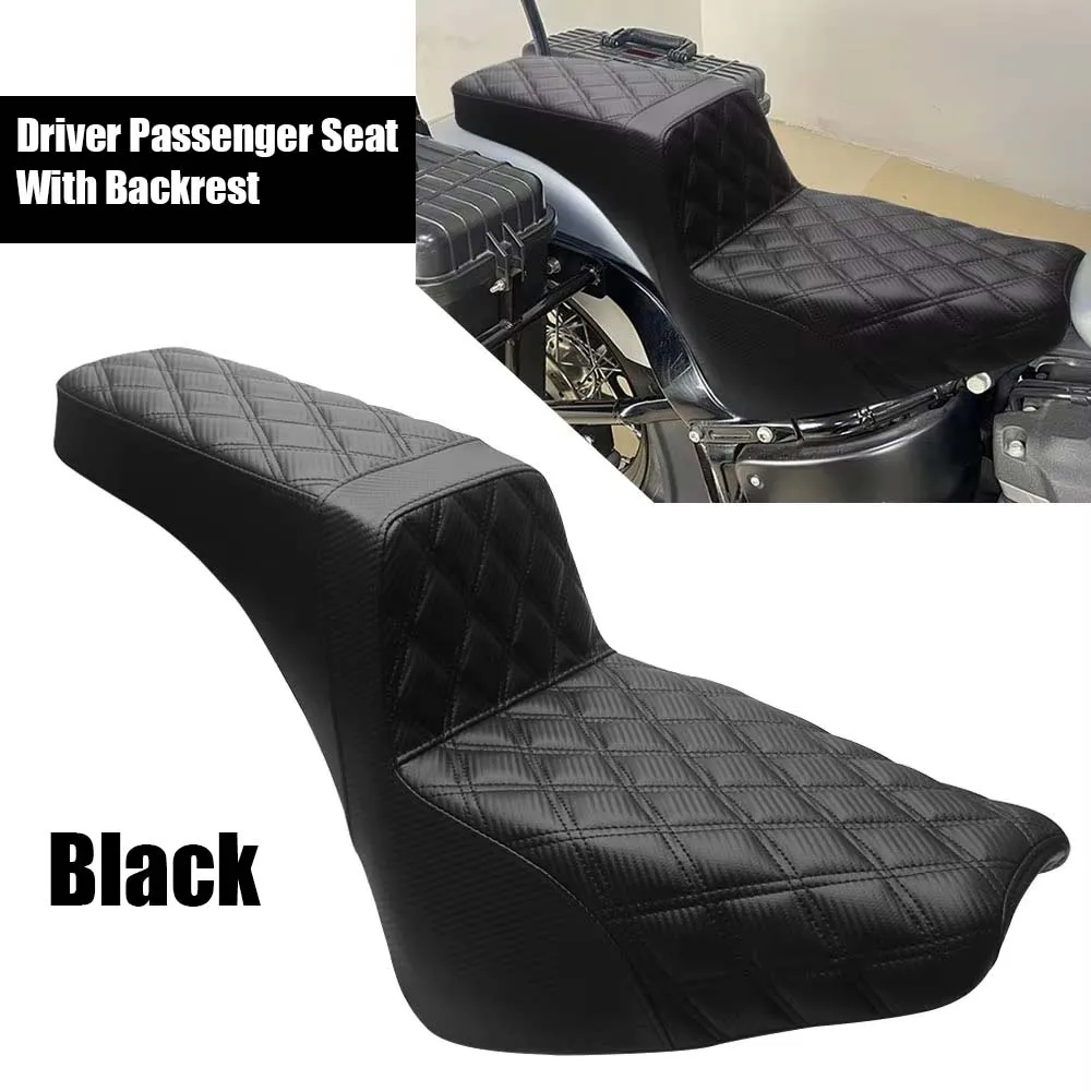Driver Passenger Seat /Rider Passenger Seat Fit For Harley Softail Street Bob FXBB 2018 2019 2020 2025 2026 Motorcycle Part