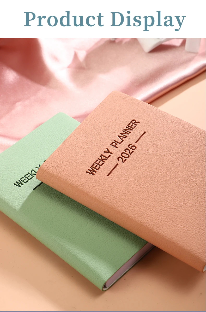 A7 Daily Planner Notebook Morandi PU Cover 9