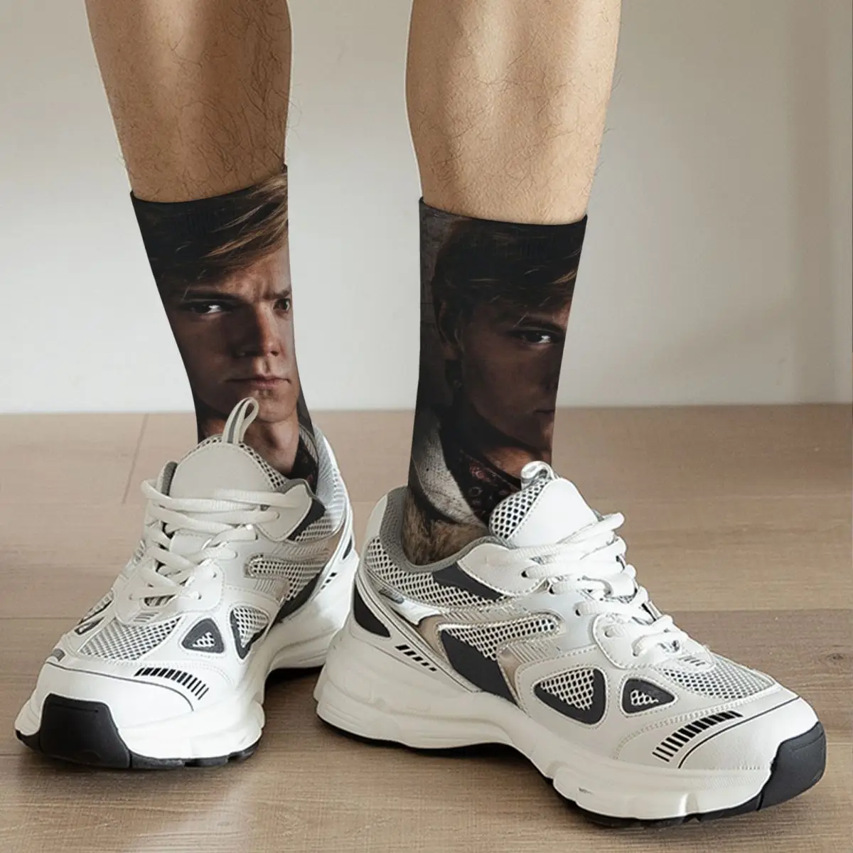 Newt - Maze Runner The Death Cure Socks Harajuku High Quality Stockings All Season Long Socks Accessories for Man\'s Woman\'s