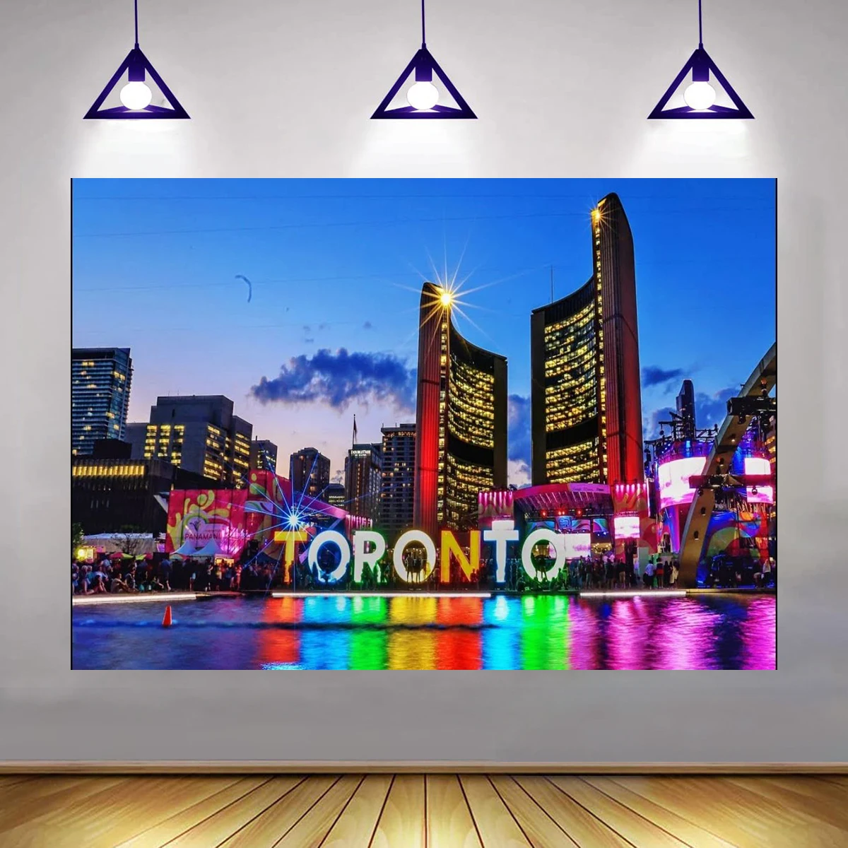 Canada Toronto Beautiful Backdrop Popular Photo Shot Photography Travel Background Birthday Decoration Photo Studio Props