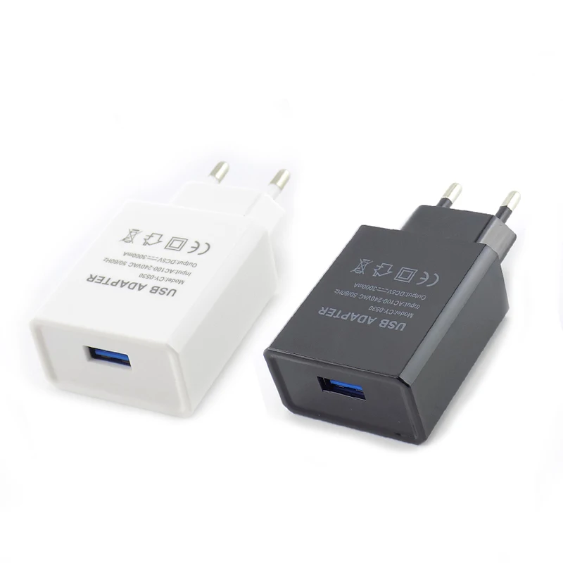 Micro USB EU Plug AC 5V 1A 2A 3A ładowarka ścienna uniwersalna przenośna zasilacz podróżny ładowarka biurkowa Power Bank K5