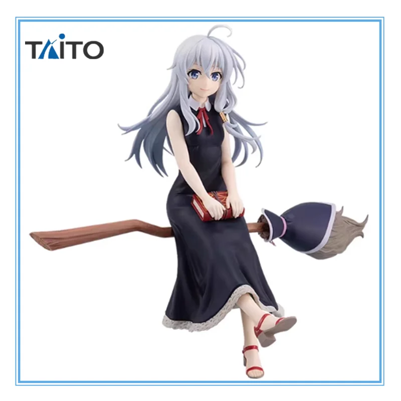 

In Stock Original TAITO Wandering Witch Elaina PVC 19CM Desktop Decoration Anime Character Model Collection Holiday Toys Gifts