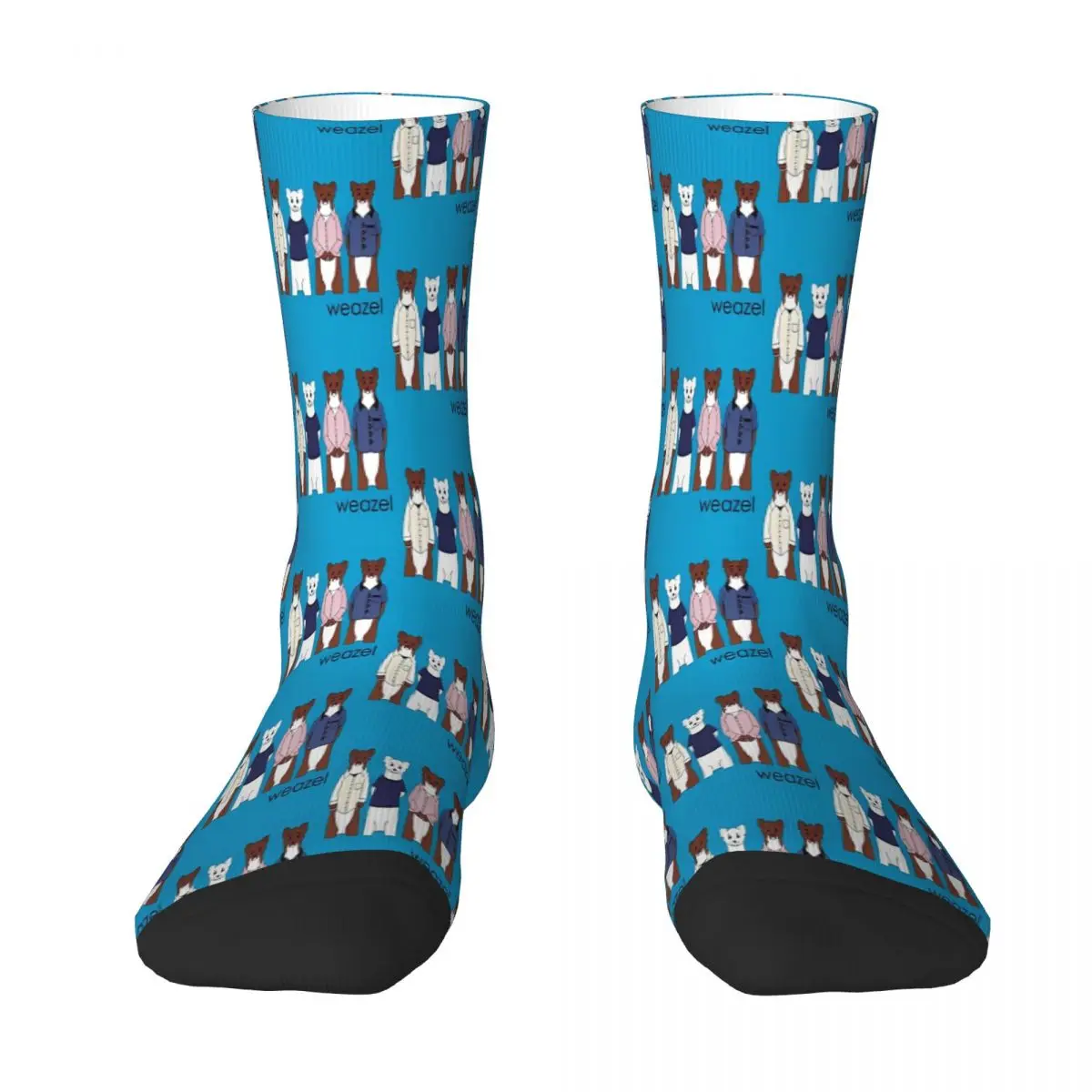 

Weasel Blue Album Animal Sock Socks Men Women Polyester Stockings Customizable Funny