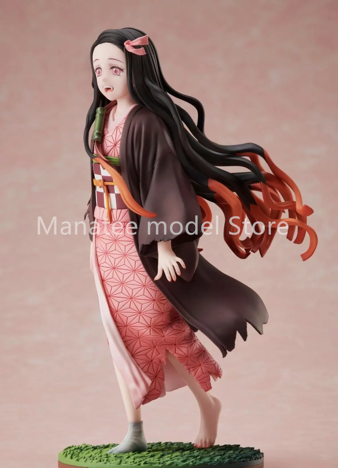 100% Original Nezuko Kamado PVC Action Figure อะนิเมะรุ่นของเล่นตุ๊กตาของขวัญ