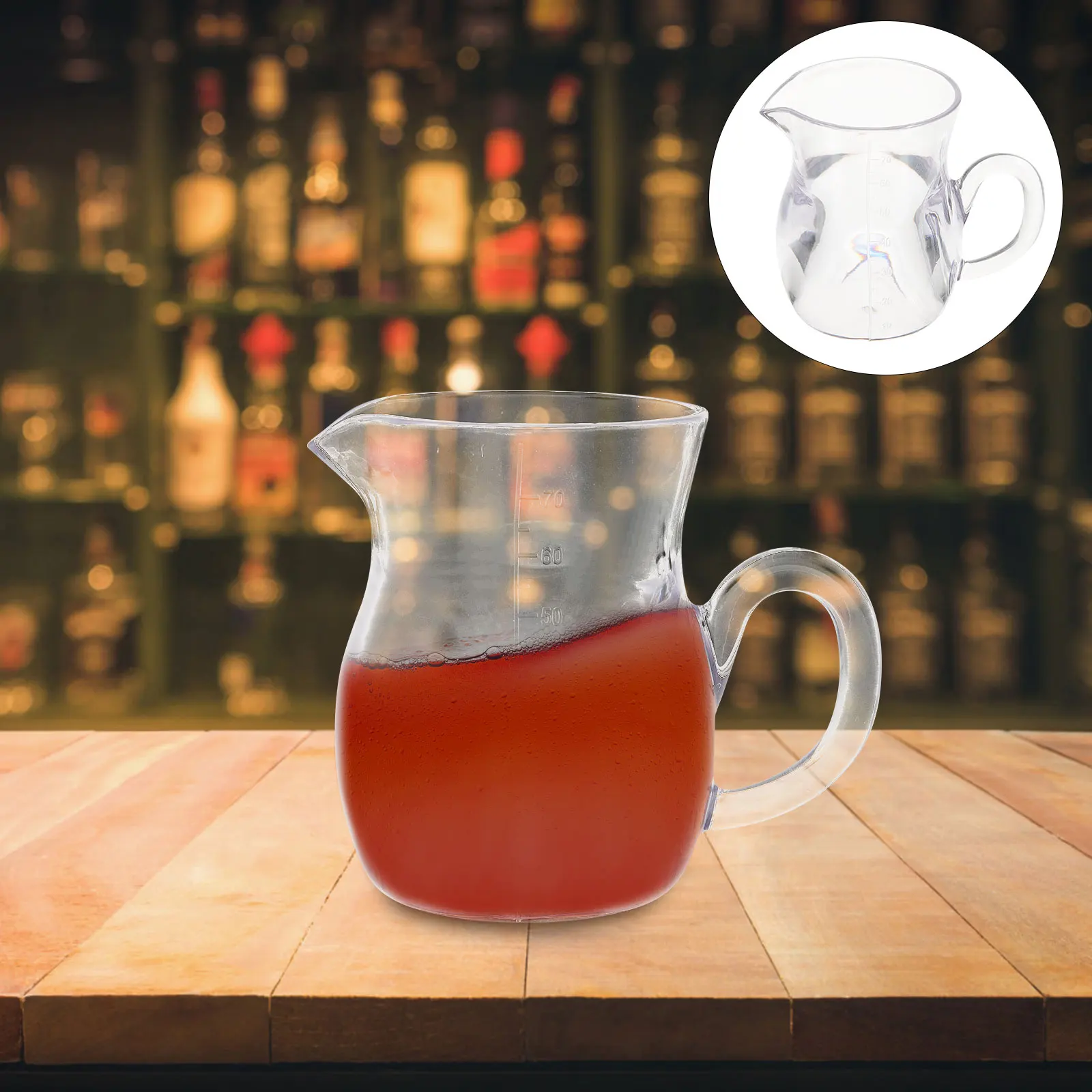 

2Pcs Acrylic Wine Dispenser Reusable Decanter Elegant Design Smooth Transparent Practical Functions Bar Accessories Water