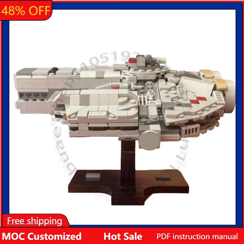 

626 PCS Star Fighting Ebon Hawk Midi Scale MOC Customize Modular Building Block Popular Educational Brick DIY Holiday Toy Gifts